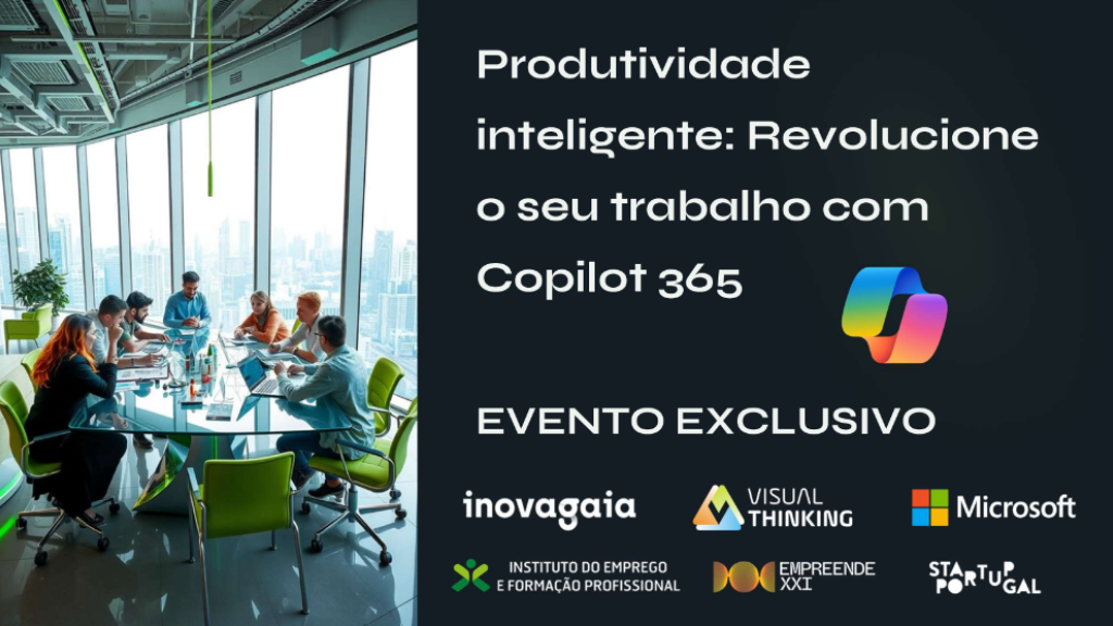 Anúncio do evento imersivo dedicado ao Microsoft 365 Copilot