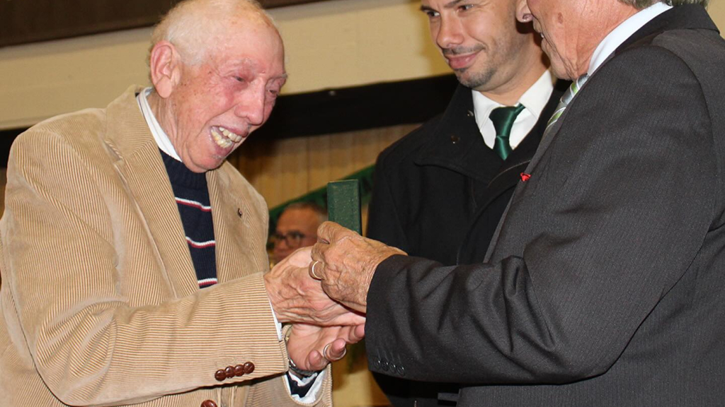 José Luís Barquinhas recebeu a medalha dos 75 anos de filiação.