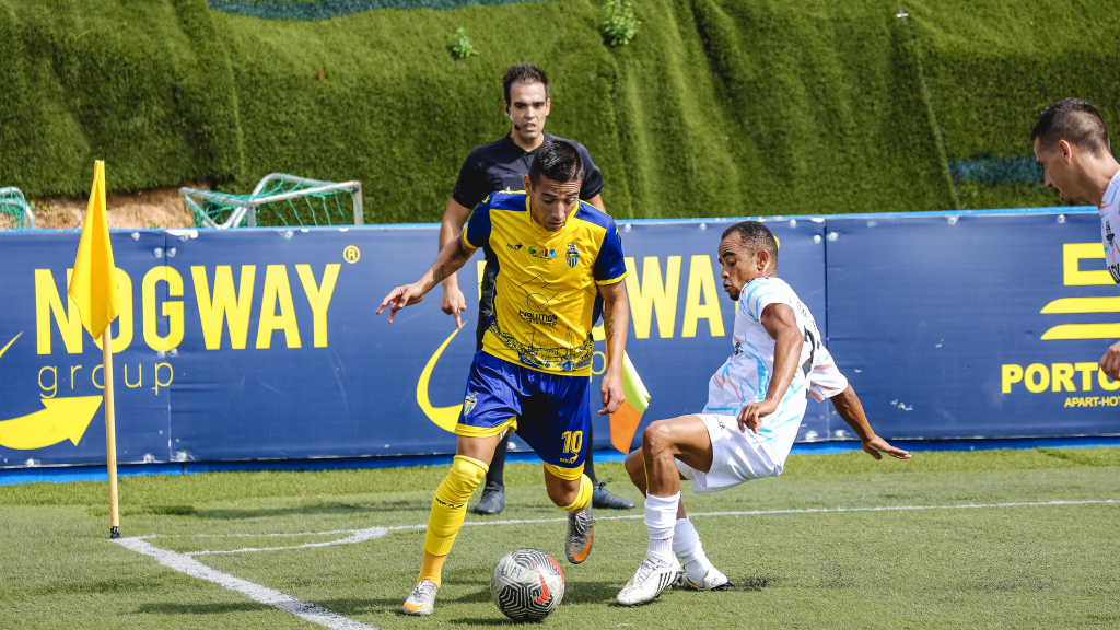 Rafa apontou o primeiro golo dos gaienses aos 7’ de jogo.