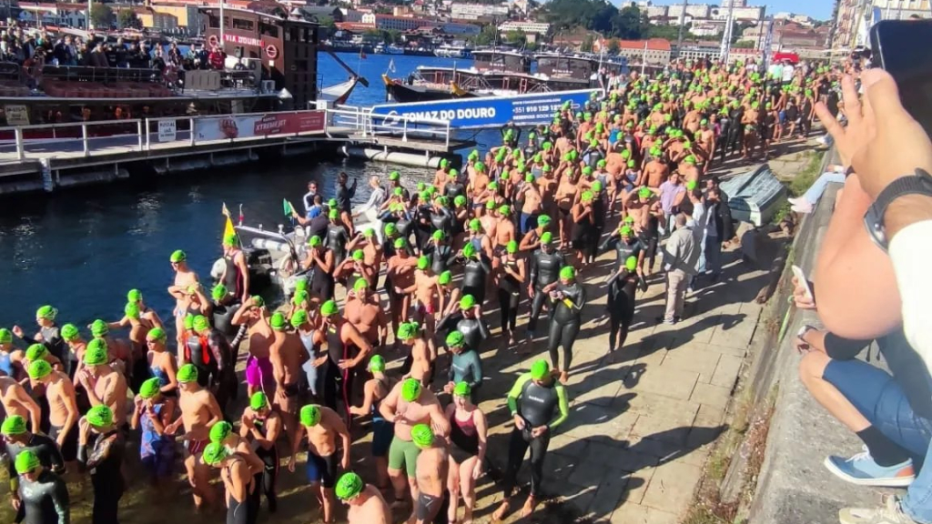 Travessia de quatro quilómetros juntou mais de 260 nadadores.