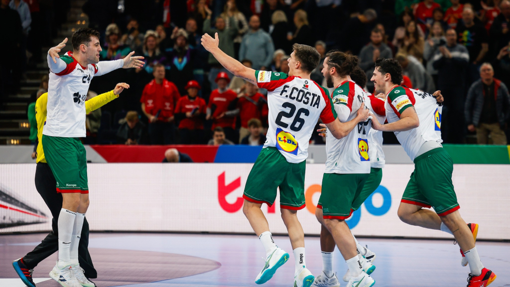 Portugal está  no Main Round do EHF Euro. Martim Costa somou 27 golos em quatro jogos.