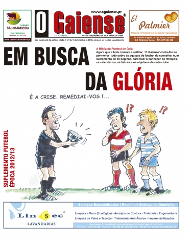 Capa do Suplemento Futebol época 2012/2013