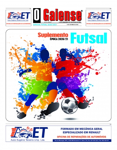 Capa do Suplemento Futsal 2020
