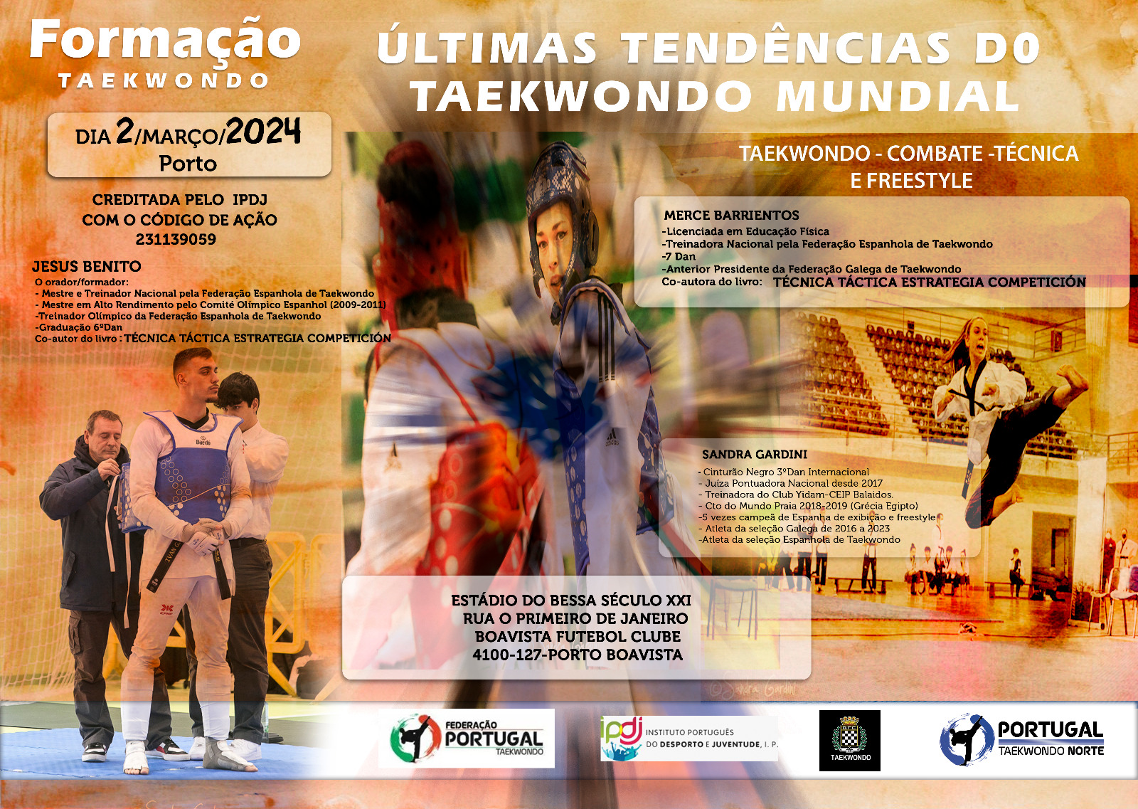 Cartaz evento de Taekwondo