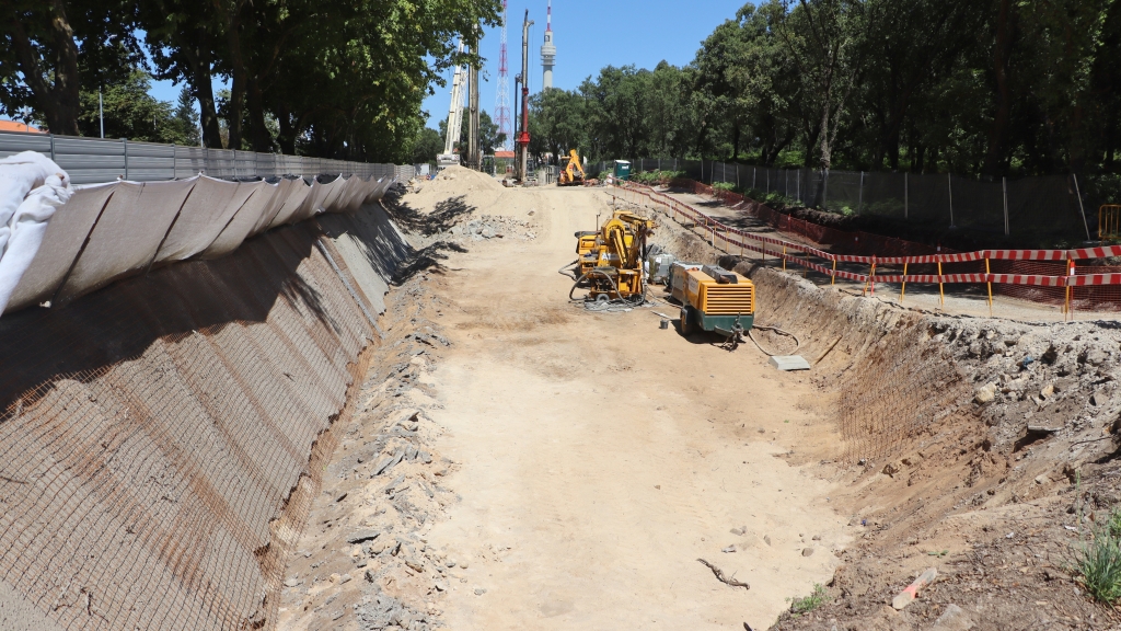 Obras na linha amarela do metro