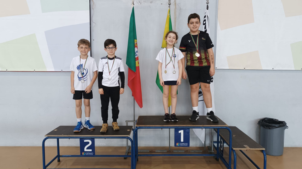 Vasco Sousa e Ana Assis conquistaram a medalha de ouro em Sub 11.