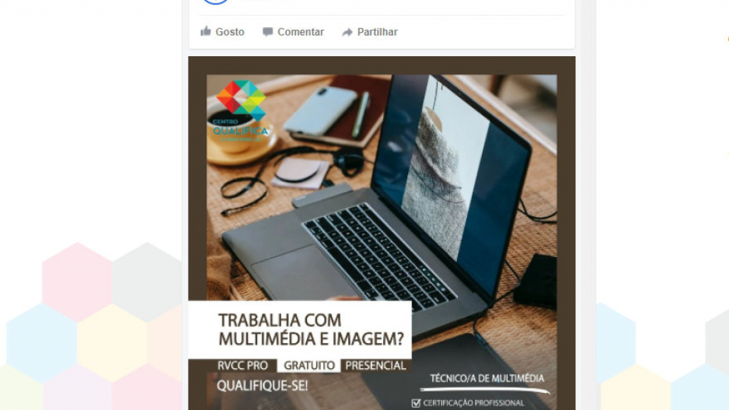 As inscrições para o curso de Multimédia já estão abertas