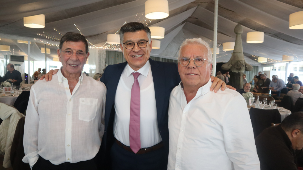 Carlos Peixoto, Elísio Pinto e Mário Dias.