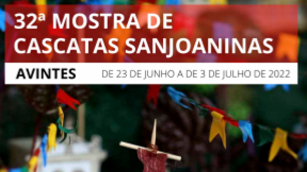 Cartaz Cascatas Sanjoaninas