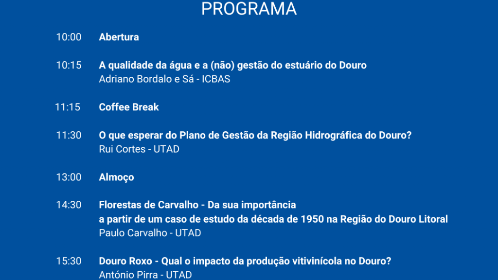 i jornadas rio douro 