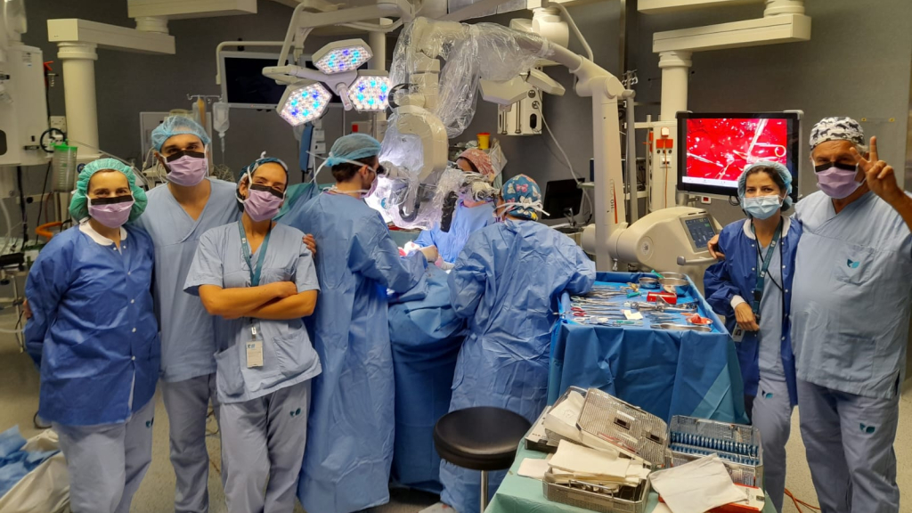 Equipa de cirurgia plástica do Hospital de Gaia.