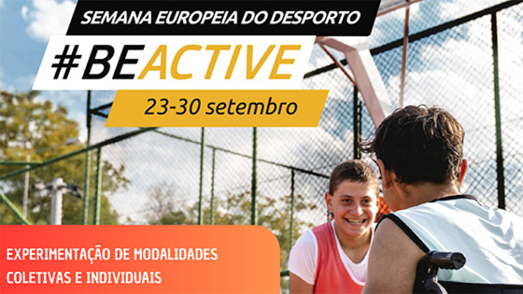 Cartaz da Semana Europeia do Desporto