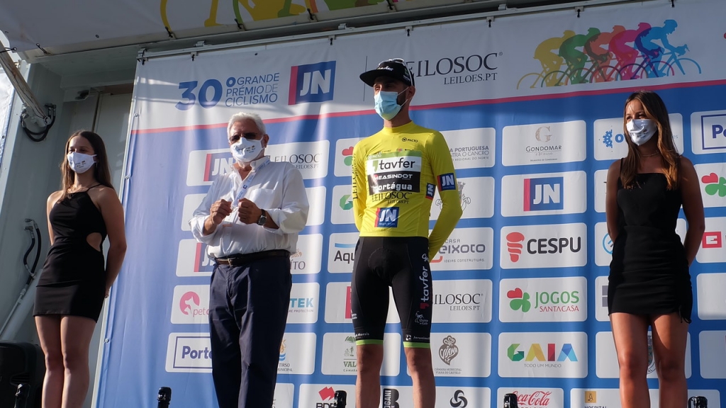 Joaquim Silva e Valentim Miranda. Pódio da 1.ª etapa do GP JN